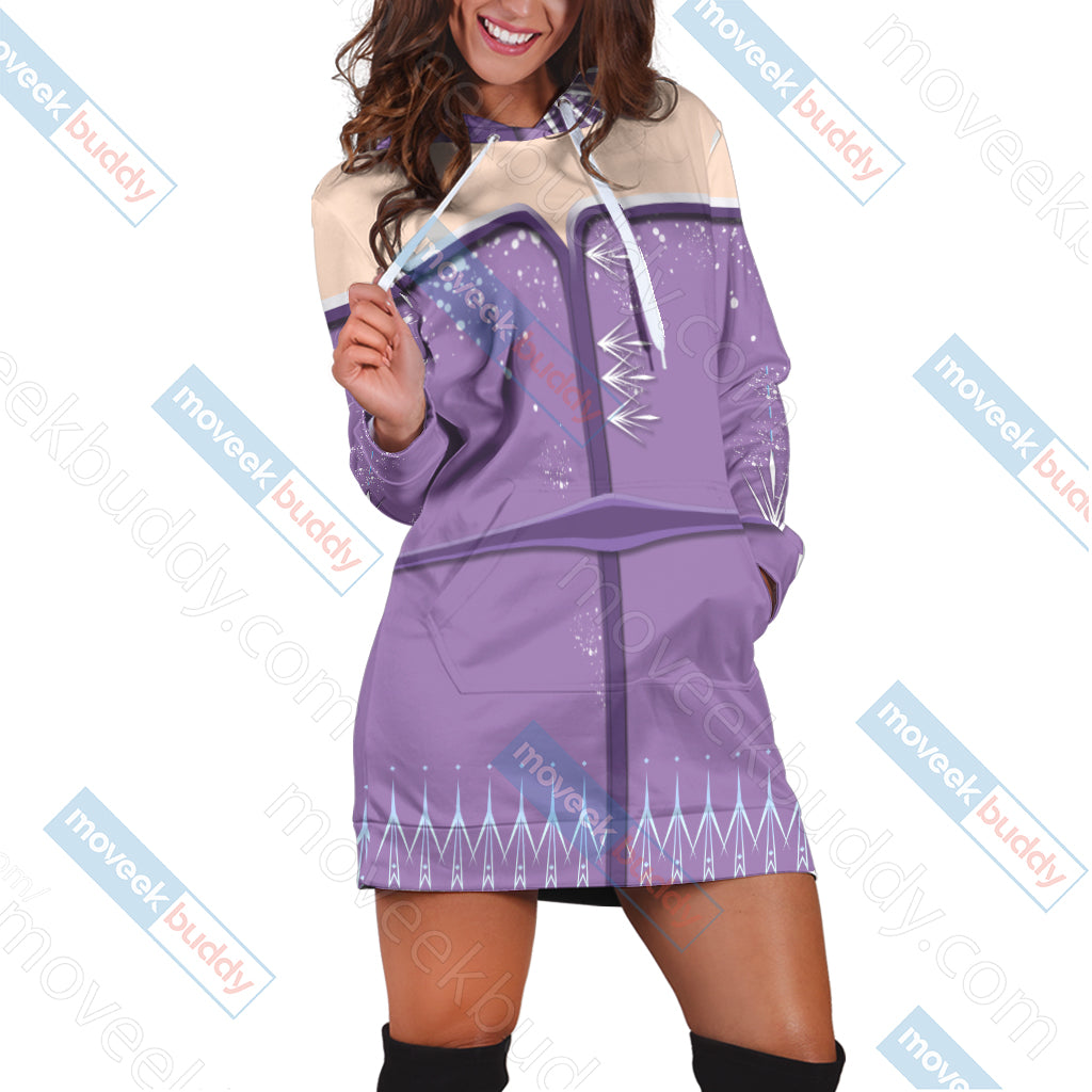 Frozen 2 - Elsa 3D Hoodie Dress   