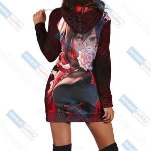 RWBY Ruby Rose New Look 3D Hoodie Dress   