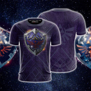 The Legend of Zelda: Breath of the Wild Hylian Shield Unisex 3D T-shirt T-shirt S 