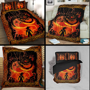 Dragon Ball Goku 3D Quilt Set   