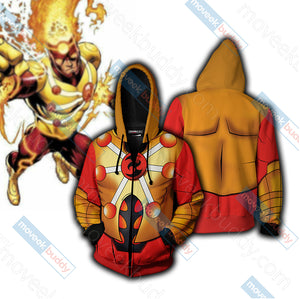Firestorm Comics Cosplay Zip Up Hoodie Jacket XS  