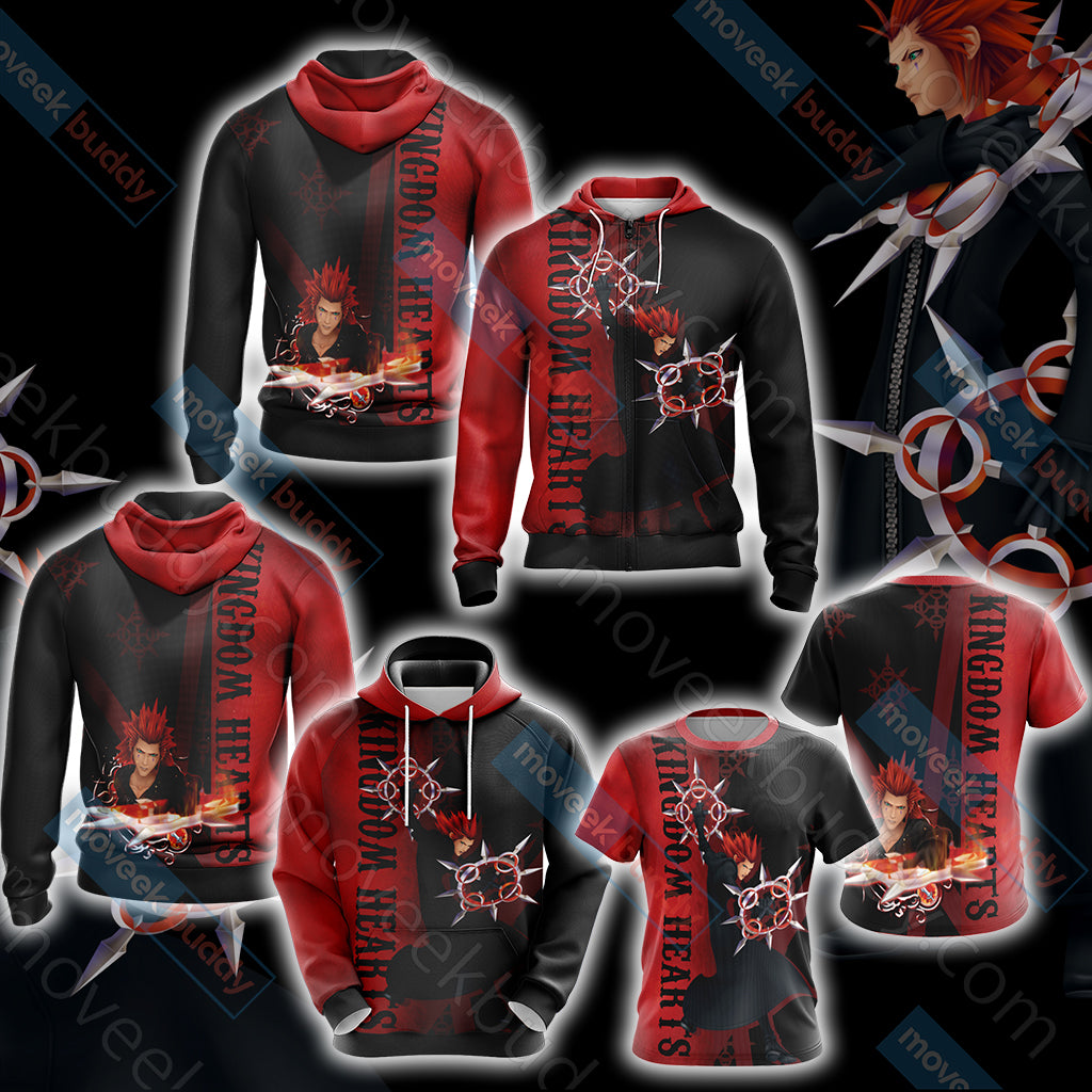 Kingdom Hearts II - Axel Unisex 3D T-shirt   