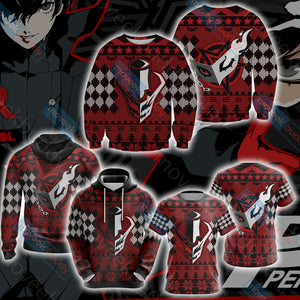 Persona 5 Christmas Style Unisex 3D T-shirt   