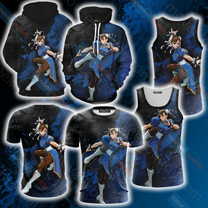 Street Fighter - Chun Li Unisex 3D T-shirt   