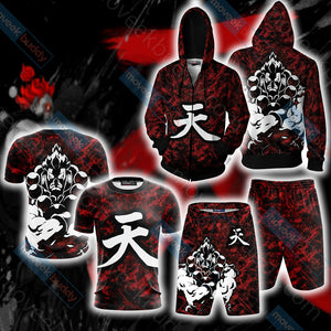 Street Fighter Akuma Beach Shorts   