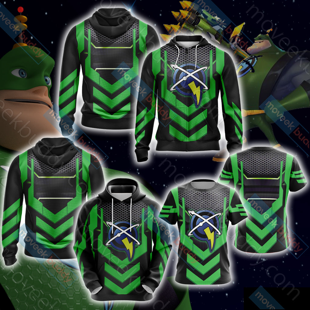 Captain Qwark Symbol Unisex 3D T-shirt   