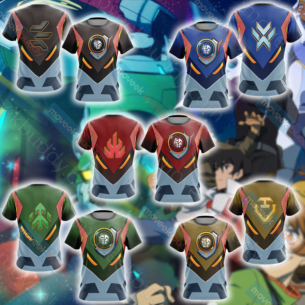 Voltron: Legendary Defender ( Yellow ) Unisex 3D T-shirt   
