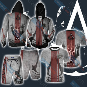 Assassin's Creed Unisex 3D Beach Shorts   