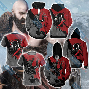 God Of War - Kratos New Version Unisex 3D T-shirt   