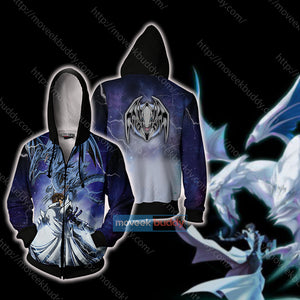 Yu-Gi-Oh! Seto Kaiba And Blue-Eyes Dragon Unisex 3D T-shirt Zip Hoodie XS 