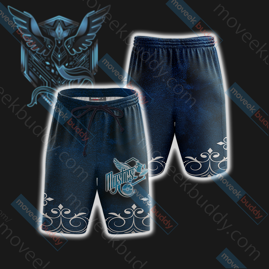 Pokemon Go - House Mystic Observe dapt Evolve New  Beach Shorts S  