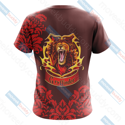 Harry Potter - Brave Like A Gryffindor Version Lifestyle Unisex 3D T-shirt   