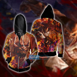 Mortal Kombat Baraka 3D T-shirt Zip Hoodie XS 