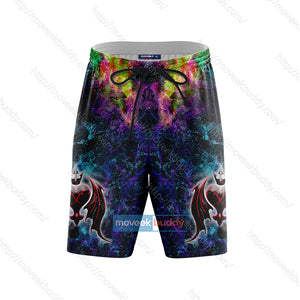 Kingdom Hearts Heartless Emblem Cosplay 3D Beach Shorts   