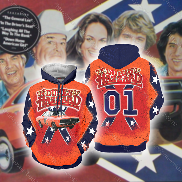 The Dukes Of Hazzard 3D Hoodie MoveekBuddyShop