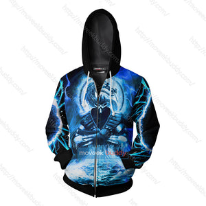 Mortal Kombat Subzero Cosplay Unisex 3D T-shirt   