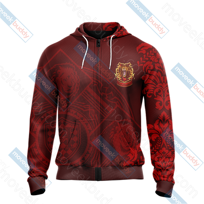 Harry Potter - Brave Like A Gryffindor Version Lifestyle Unisex 3D T-shirt   