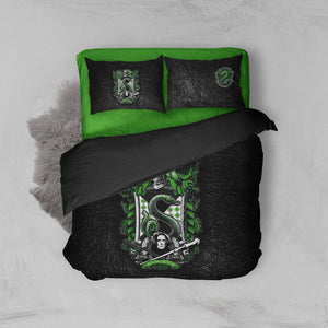 Slytherin House Harry Potter Bed Set   