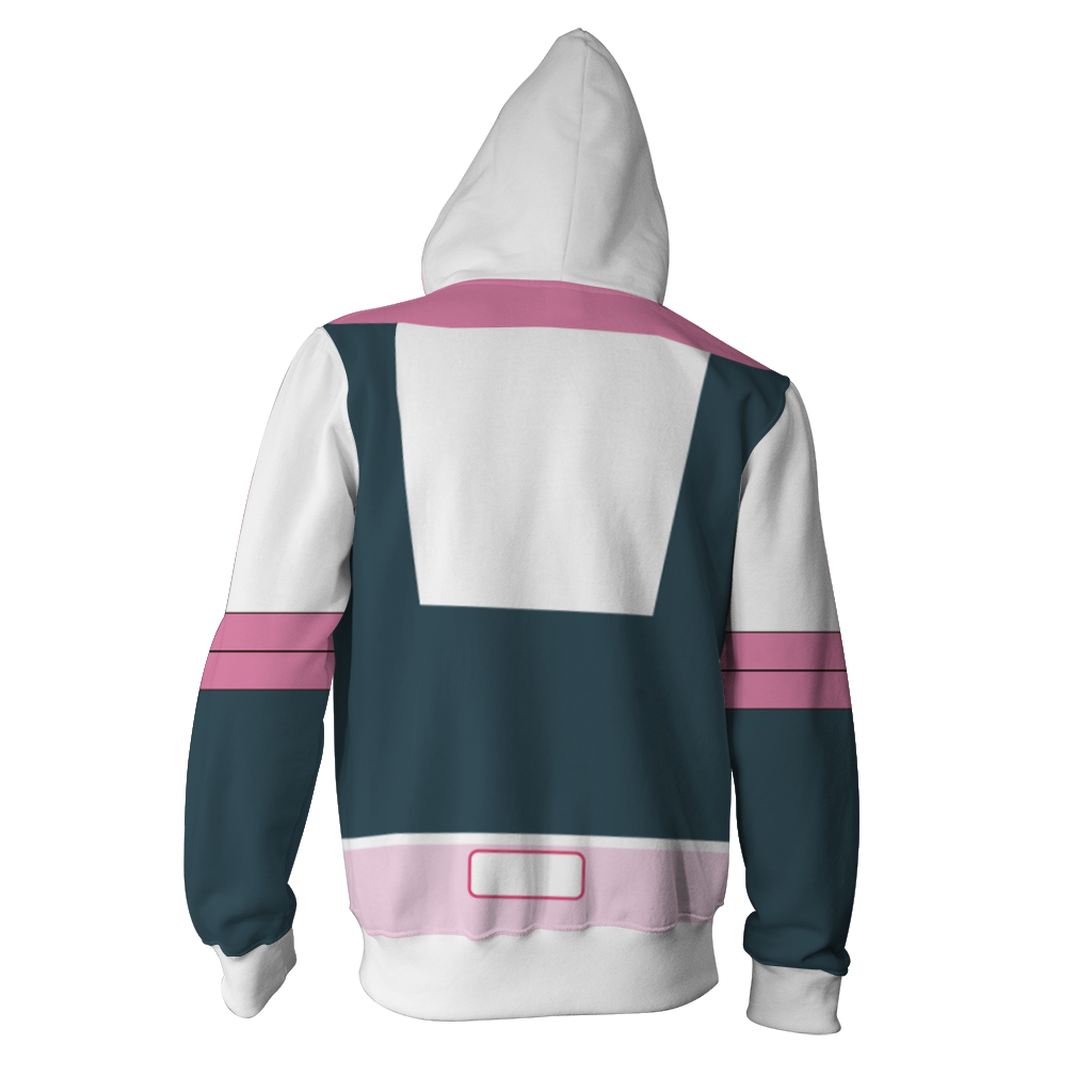 Boku No Hero Academia Ochako Uraraka Cosplay Zip Up Hoodie Jacket ...