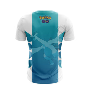 Lugia Team Harmony Pokemon Go Unisex 3D T-shirt   