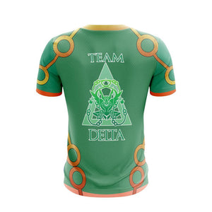 Rayquaza Team Delta Pokemon Go Unisex 3D T-shirt   