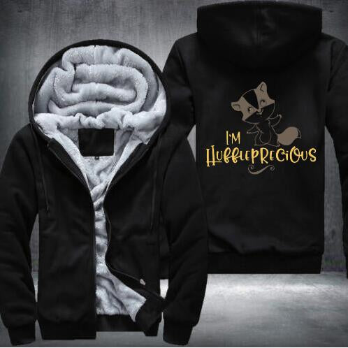 Harry Potter Winter Zip Hoodies Hufflepuff   