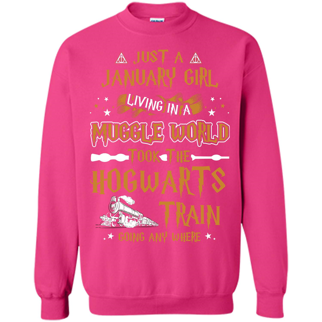 Harry Potter T-shirt Just A January Girl Living In A Muggle World   