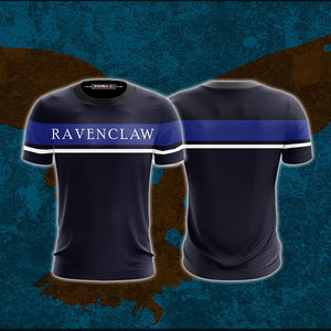 Hogwarts House Ravenclaw Harry Potter Unisex 3D T-shirt   