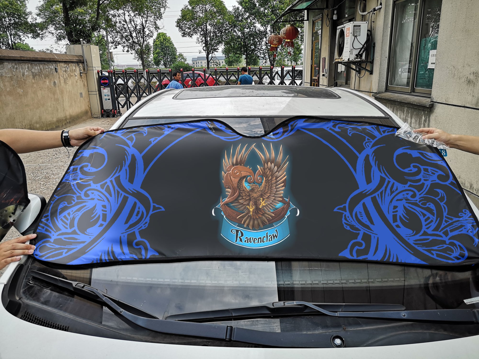 Wise Like A Ravenclaw Harry Potter Auto Sun Shade 57 x 27.5 Inches (145 x 70 cm)  