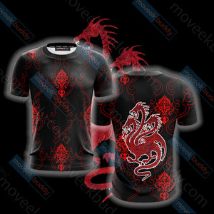 House Targaryen Dragon Game Of Thrones Unisex 3D T-shirt S  