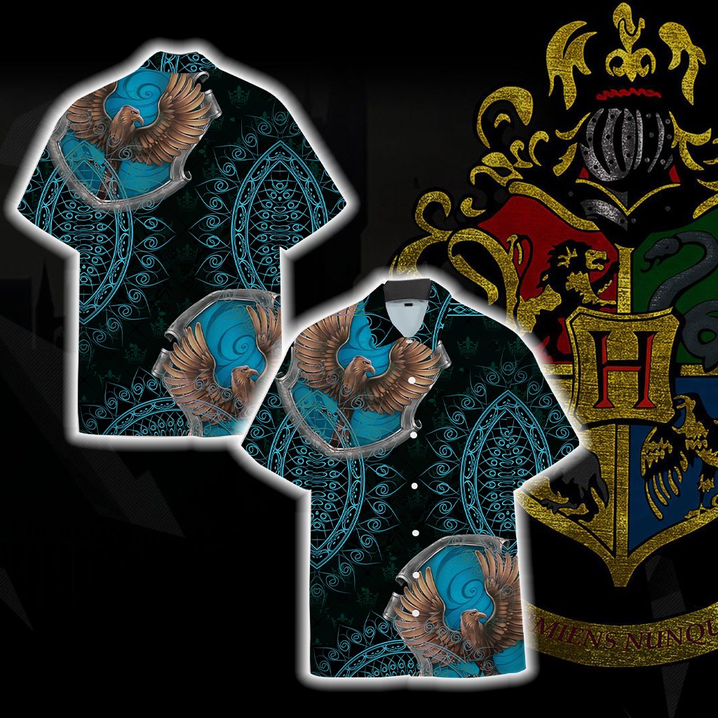 Wise Like A Ravenclaw Harry Potter Unisex Hawaiian Shirt S  