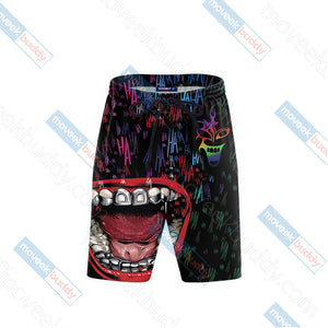 Joker Mouth 3D Beach Shorts   