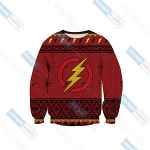 The Flash Knitting Style Unisex 3D Sweater   