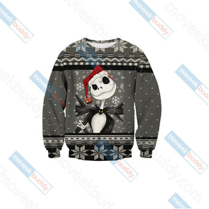 Nightmare Before Christmas - We wish you a scary christmas Unisex 3D Sweater   