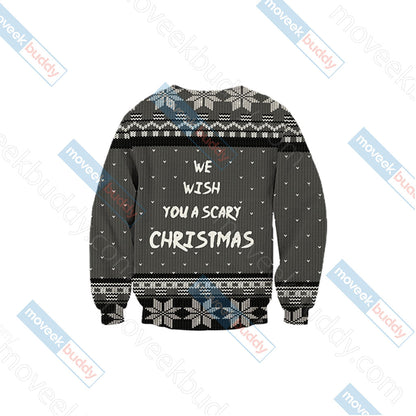 Nightmare Before Christmas - We wish you a scary christmas Unisex 3D Sweater   