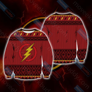 The Flash Knitting Style Unisex 3D Sweater S  