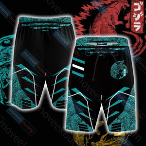 Godzilla - Mothra Beach Shorts S  