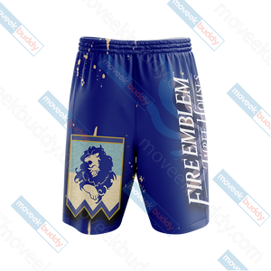 Fire Emblem - The Blue Lions 3D Beach Shorts   