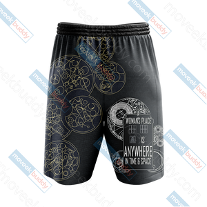 Doctor Who Tardis New Look Unisex 3D Beach Shorts   