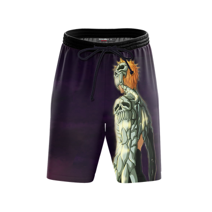 Bleach Ichigo Skull-Clad Form Beach Shorts   