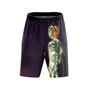 Bleach Ichigo Skull-Clad Form Beach Shorts   