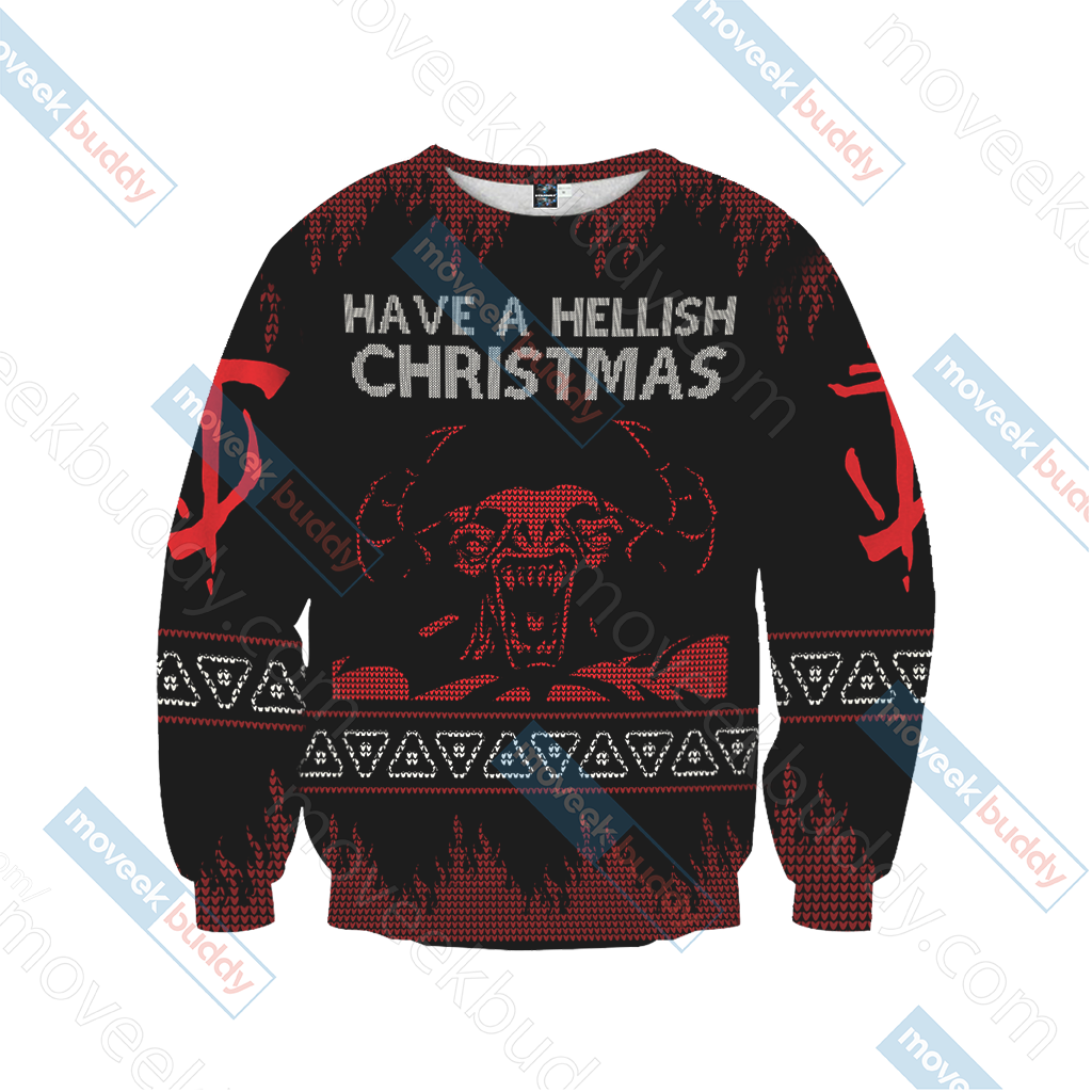 Doom Knitting Style Unisex 3D Sweater   