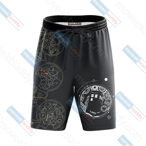 Doctor Who Tardis New Look Unisex 3D Beach Shorts   