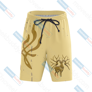 Fire Emblem - The Golden Deer 3D Beach Shorts   