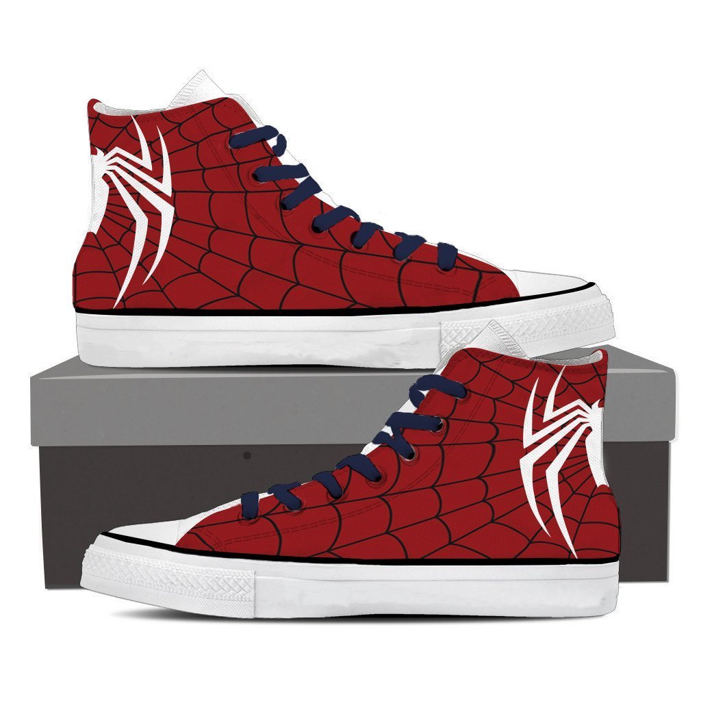 Spider-Man PS4 New Look High Top Shoes SIZE 29