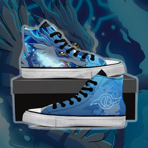 Digimon Garurumon 3D High Top Shoes Men SIZE 36 