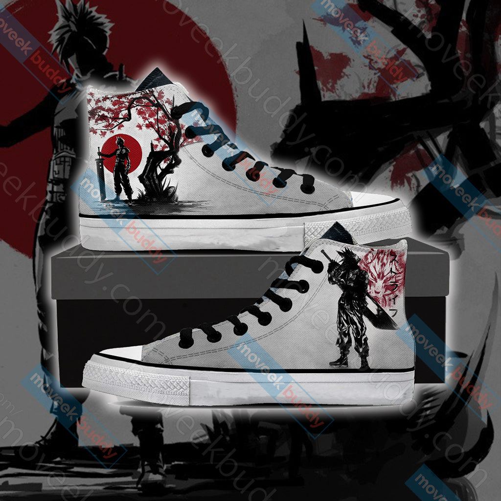 Final Fantasy 7 Cloud Strife High Top Shoes SIZE 29