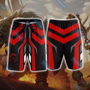 World Of Warcraft - Horde New Version Beach Shorts S  