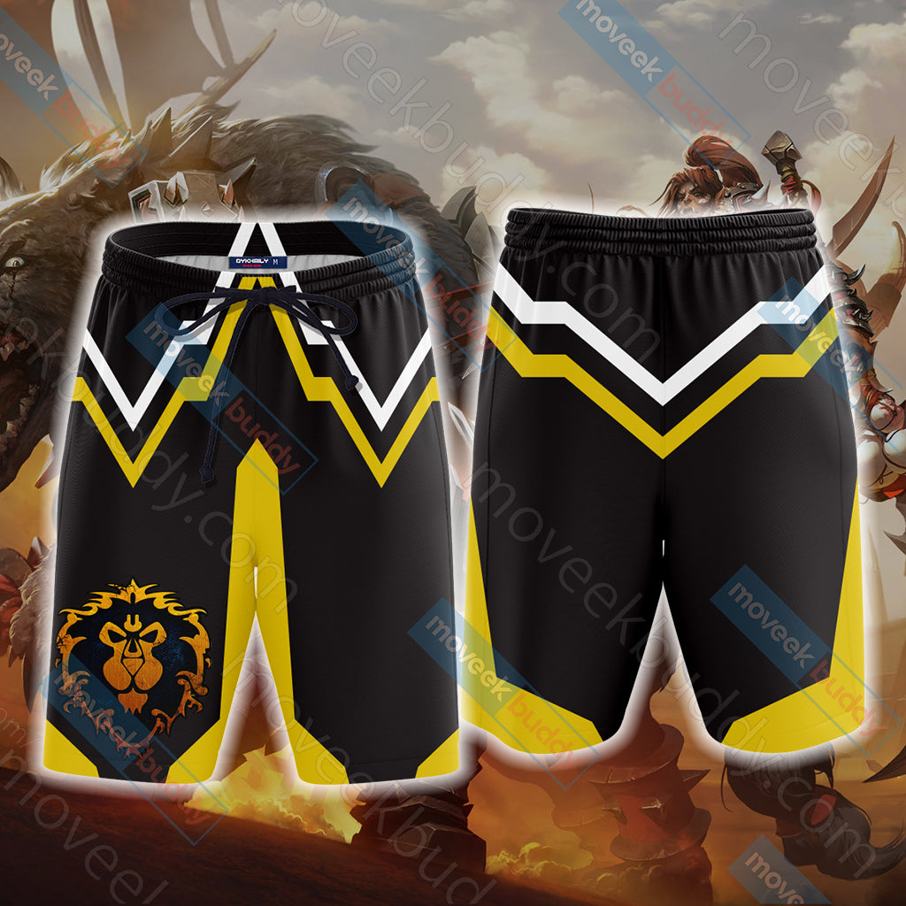 World Of Warcraft - Alliance New Version Beach Shorts S  