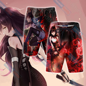 RWBY Blake Belladonna New Beach Shorts S  